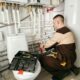 Plumbing Technician working on pipes | Residential Plumbing Services | Expert Home Plumbing Care