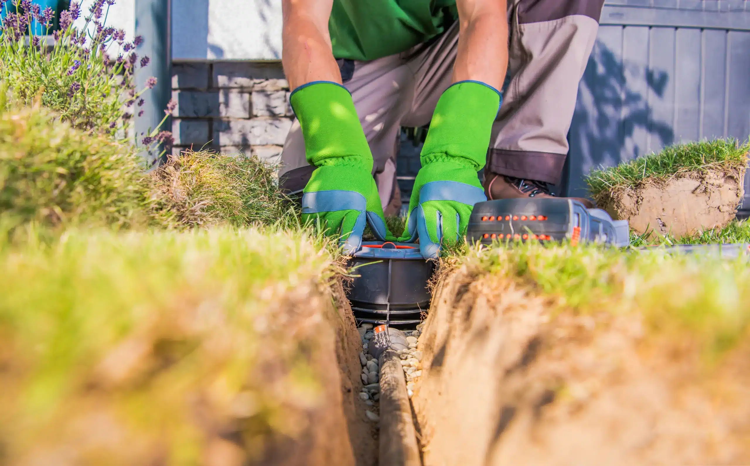 Sewer camera inspection showing an aging residential sewer line before trenchless sewer replacement